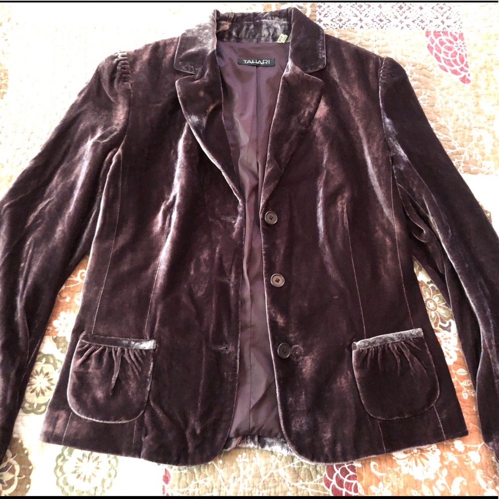 Tahari Velvet Jacket